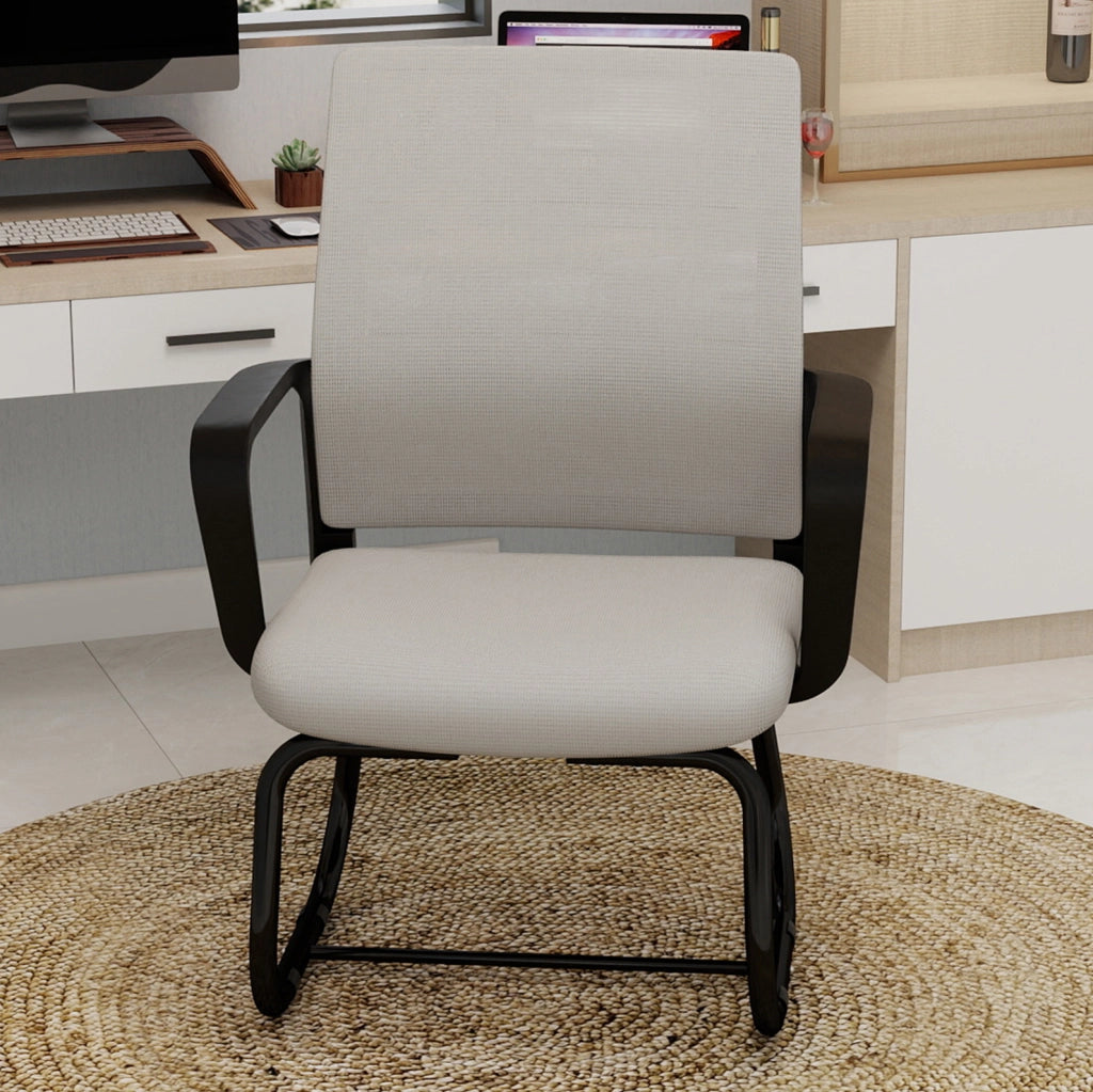 SEDIA Ufficio con Schienale in Mesh Grigio e Nero
