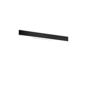 Applique Moderna Kante Metallo Nero Acrilico Led 16W Cct 3000/4000/6000K