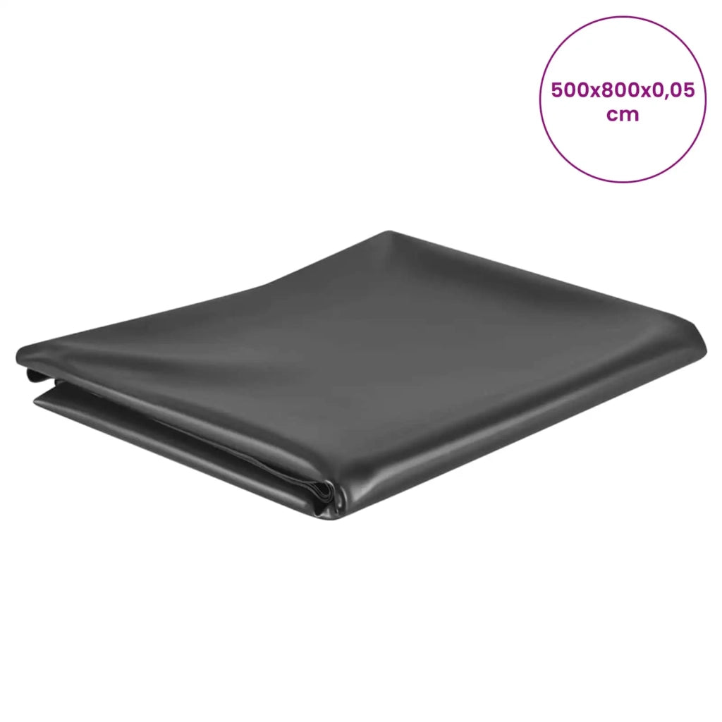 Fodera Stagno 5 x 8 m PVC 0,5 mm Nero 42050466