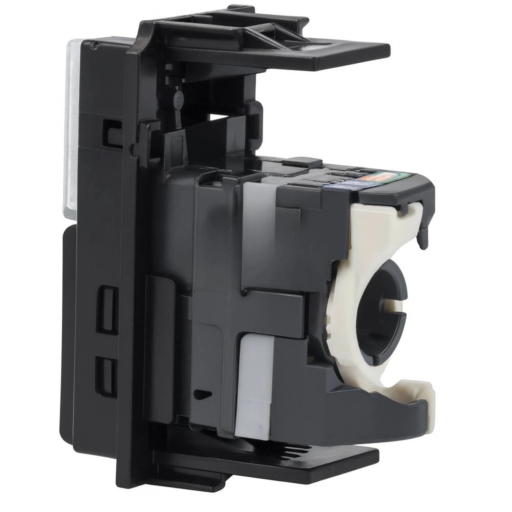Bticino living now connettore rj45 categoria 5e utp 1 modulo toolless *** colore nero, confezione 1