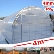 Serra Master 4x10m con copertura policarbonato alveolare 4mm
