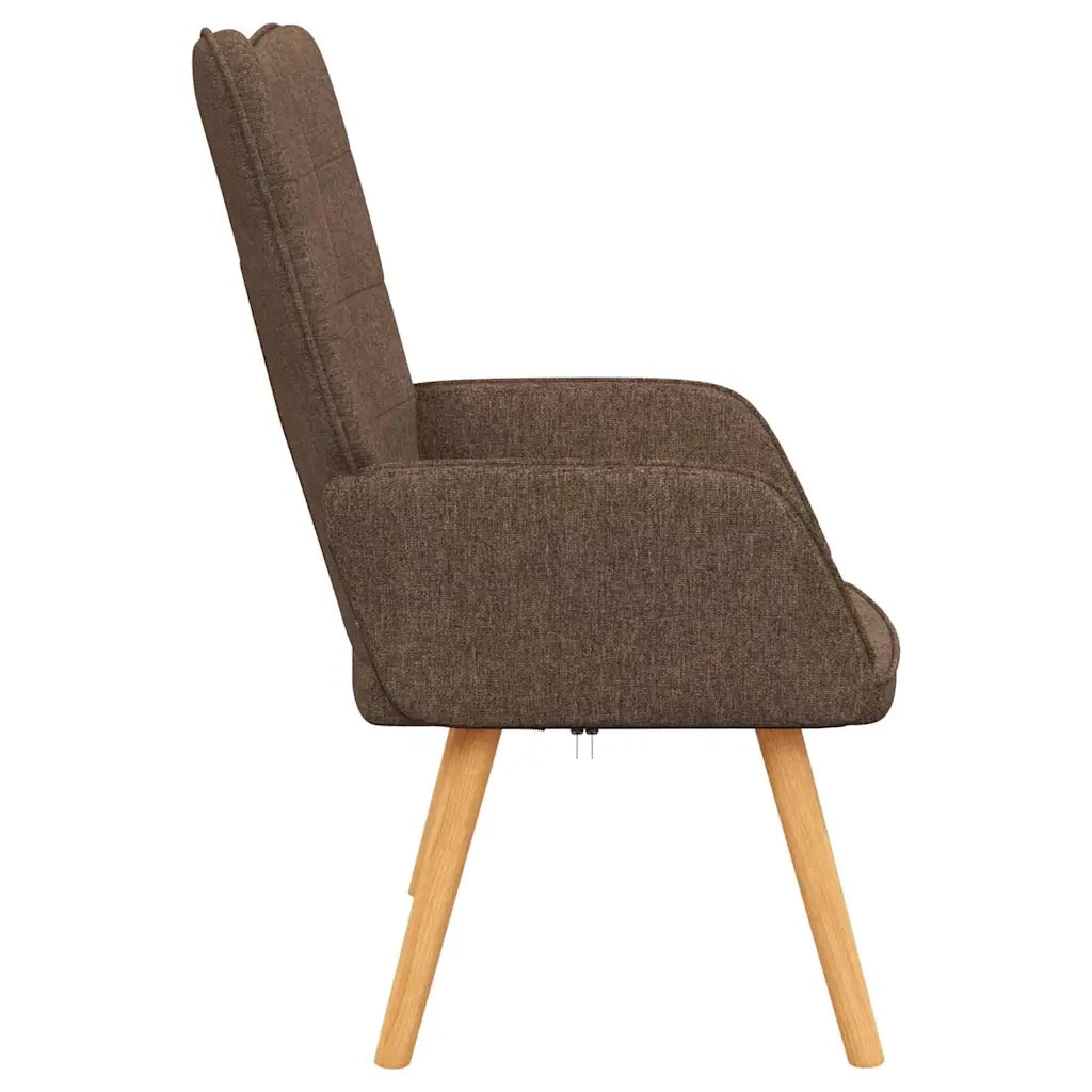 Sedia Relax Marrone in Tessuto 327922