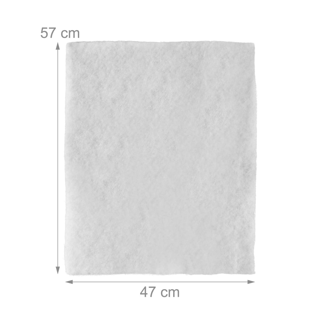 Set di 10 filtri ritagliabili per cappa da cucina assorbimento dei grassi e prevenzione degli odori in carta bianca 13_0016203