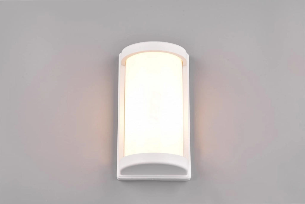 Applique esterna PUELO bianca E27 IP44 in alluminio RL