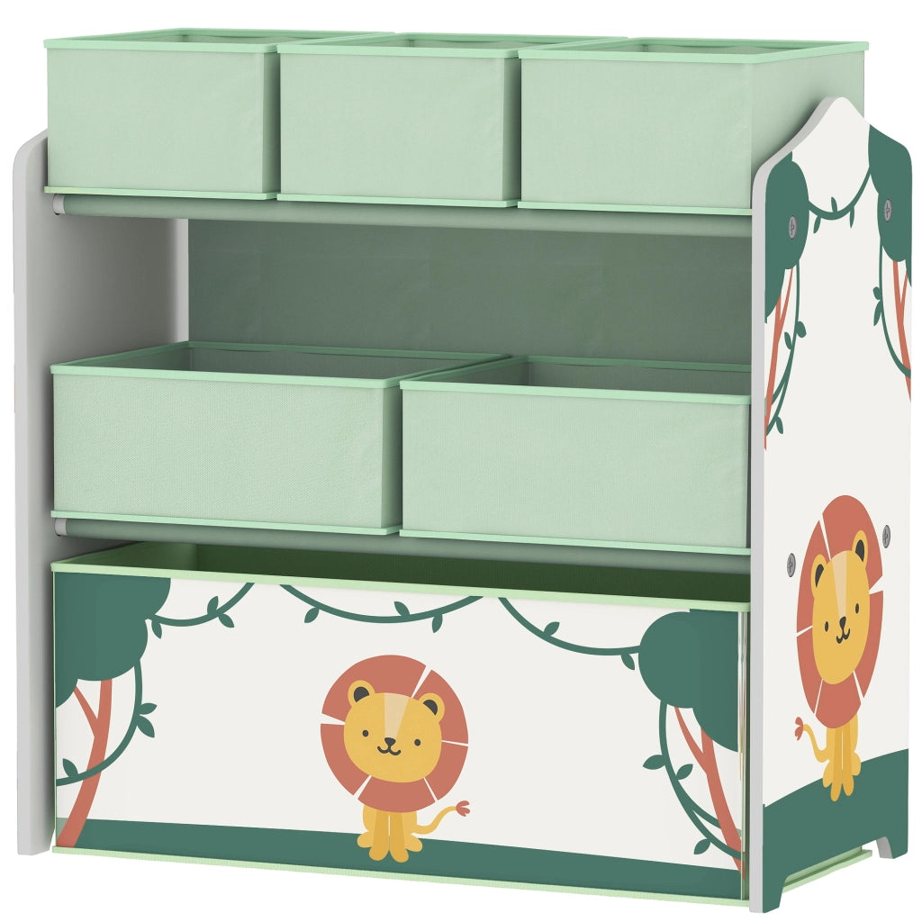 Scaffale Portagiochi Bambini ¨C Xylo ¨C 3 Ripiani Verde
