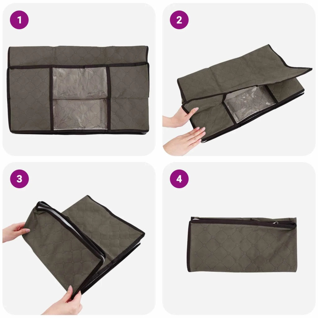 Scatola di stoccaggio con finestra laterale trasparente Grigio CFW5158464