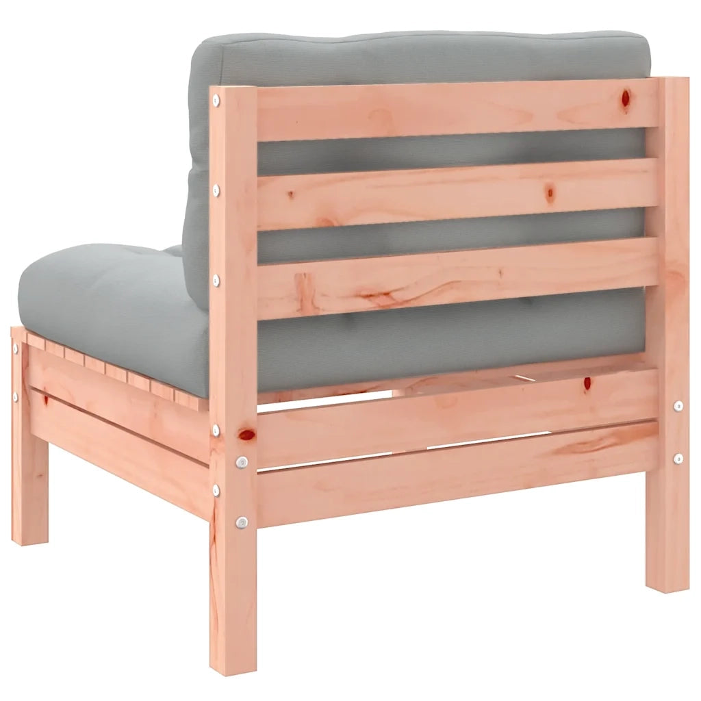 Divani Giardino Senza Braccioli con Cuscini 2 pz Legno Douglas 838163