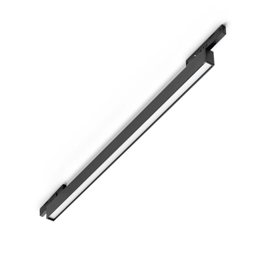 Sistema Lineare Deva Led 8W Luce Calda 3000K Nero Ideal Lux