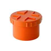 Tappo a vite in pvc : Colore - Arancio, Diametro - 200