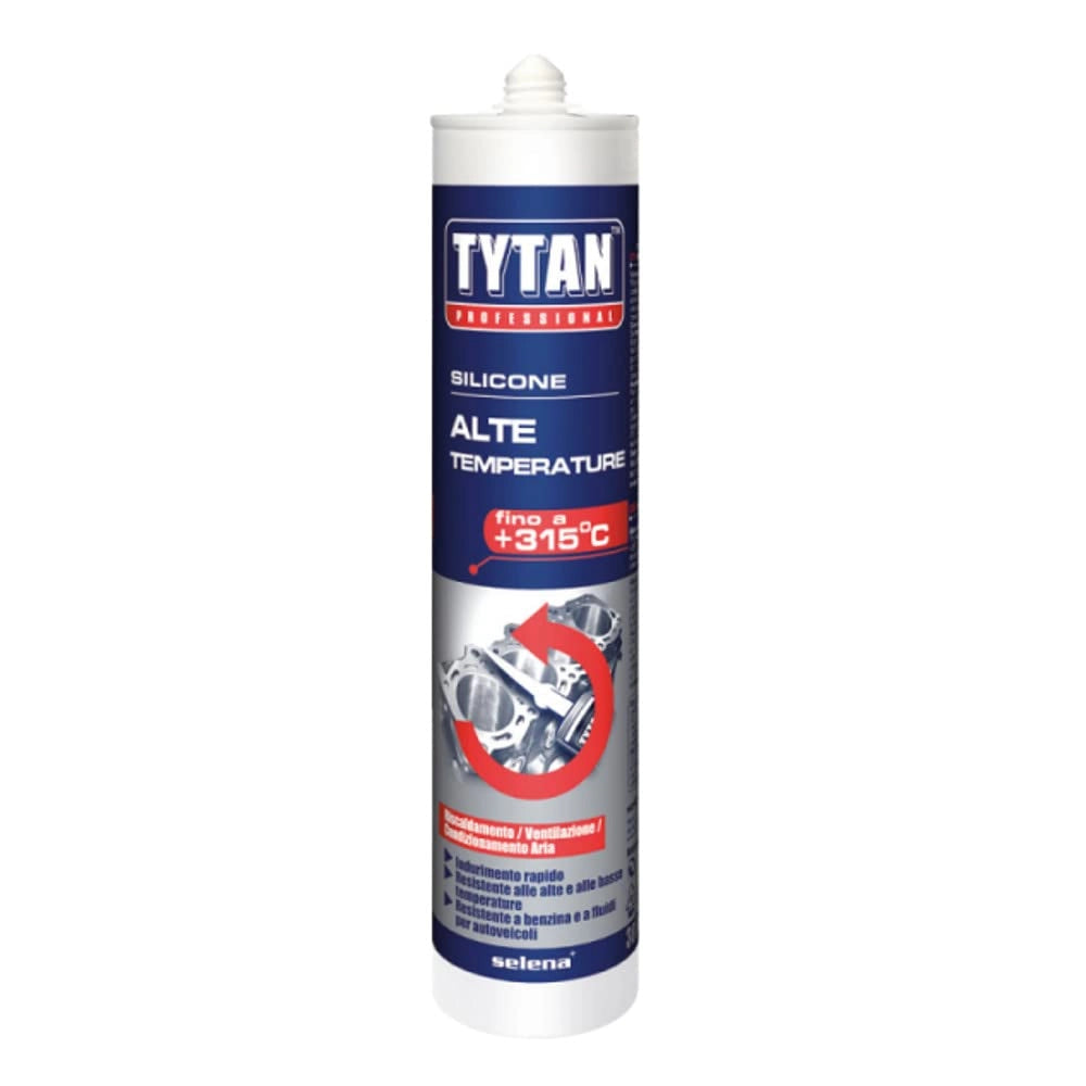 Silicone Alte Temperature Tytan Rosso 300 ml 3 Pezzi