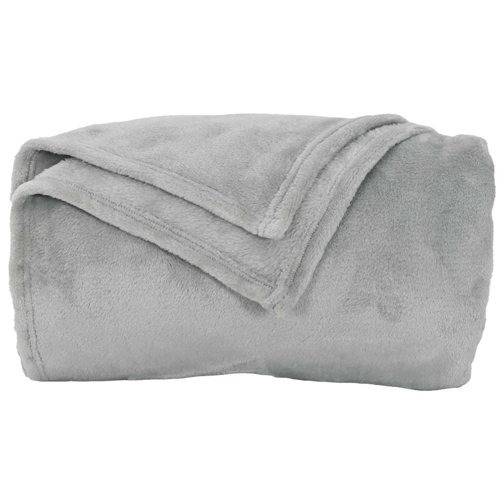 Coperta Grigio 220 x 240 cm Panno 42016771