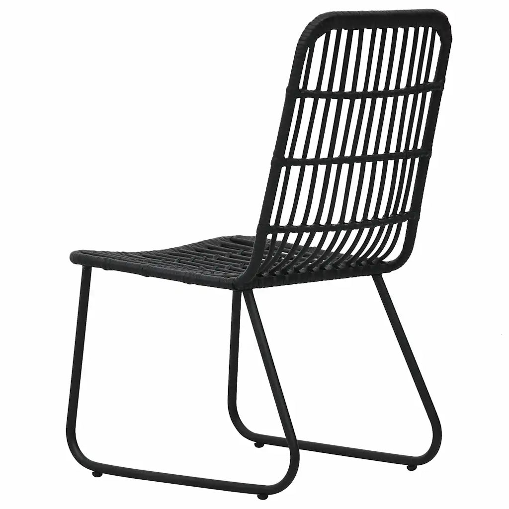 Set da Pranzo da Giardino 5 pz in Polyrattan e Vetro 3060251