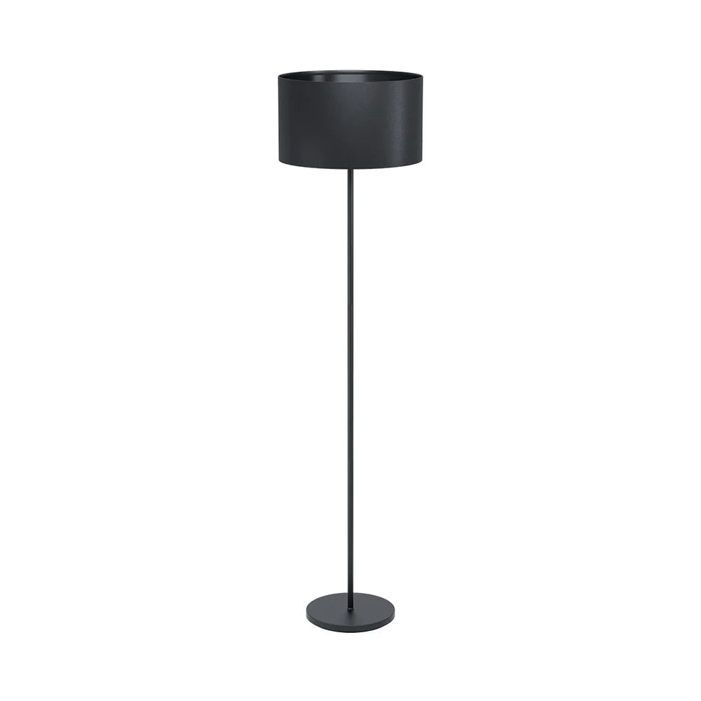 Piantana Moderna Maserlo 1 Luce Acciaio Nero