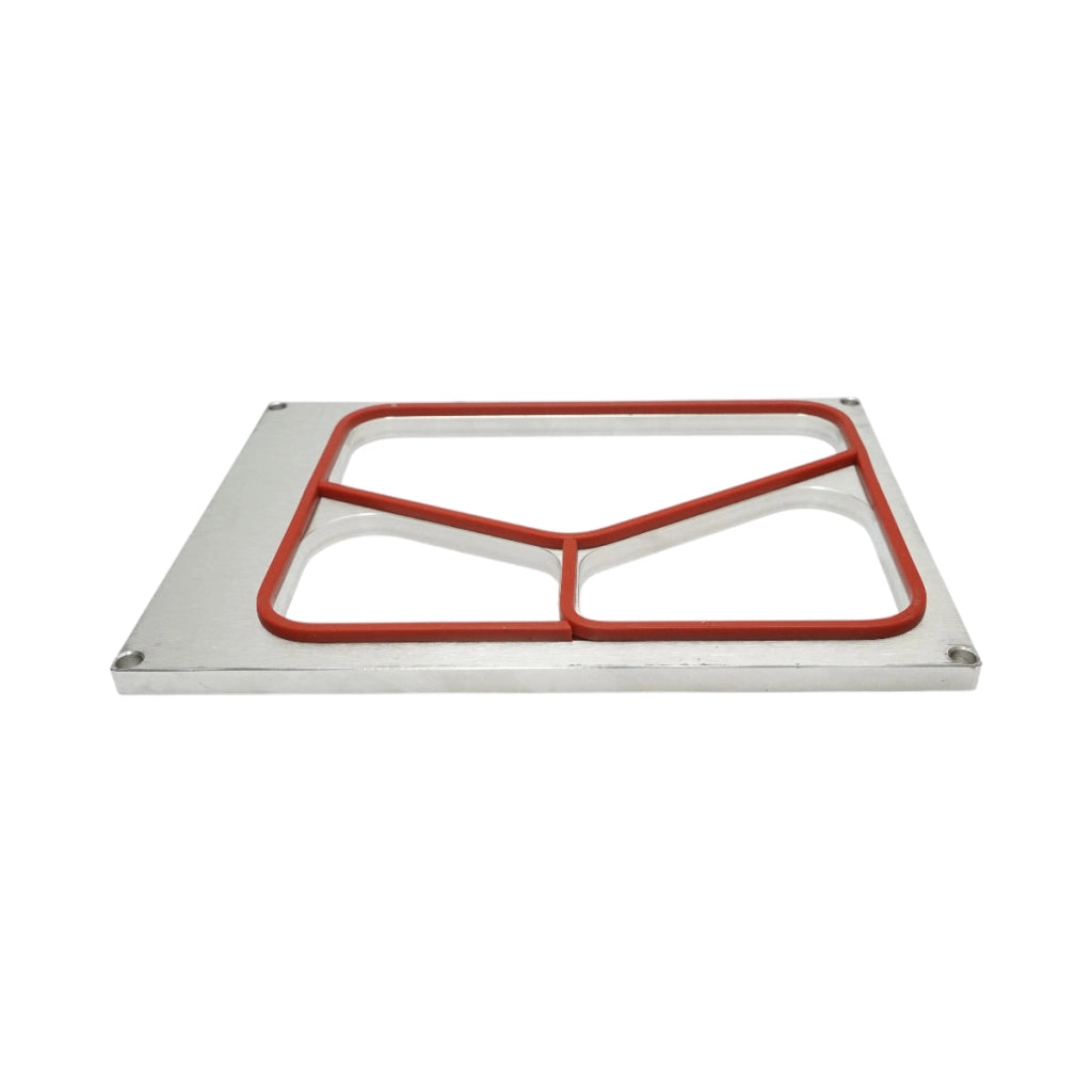 Stampo 270x200 mm per macchina Termosigillatrice vaschette con 3 scomparti e dimensione 225x175 mm