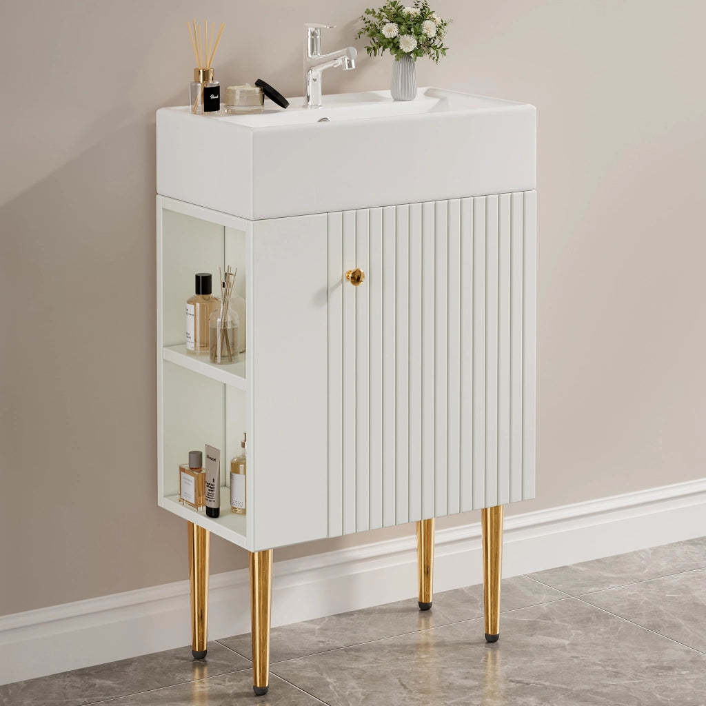 Mobile Sottolavabo per Bagno ¨C Minimal ¨C Bianco 55cm