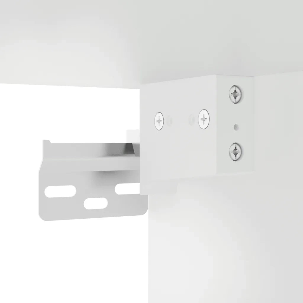 Mobile a Parete Bianco 34,5x34x90 cm 828916