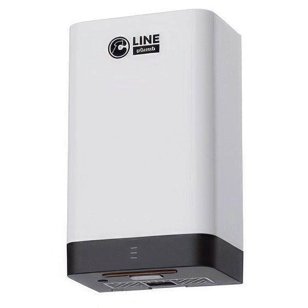Asciugamani Elettrico Automatico 400W in ABS Bianco ad Alta Velocità Easy-DryHands AK2822 C Line Plumb