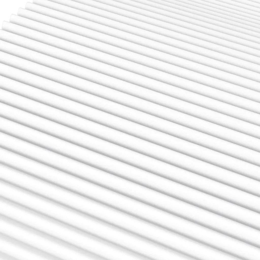 Materasso in Schiuma-Materasso per Letto Bianco 100x220cm Durezza H2 H3
