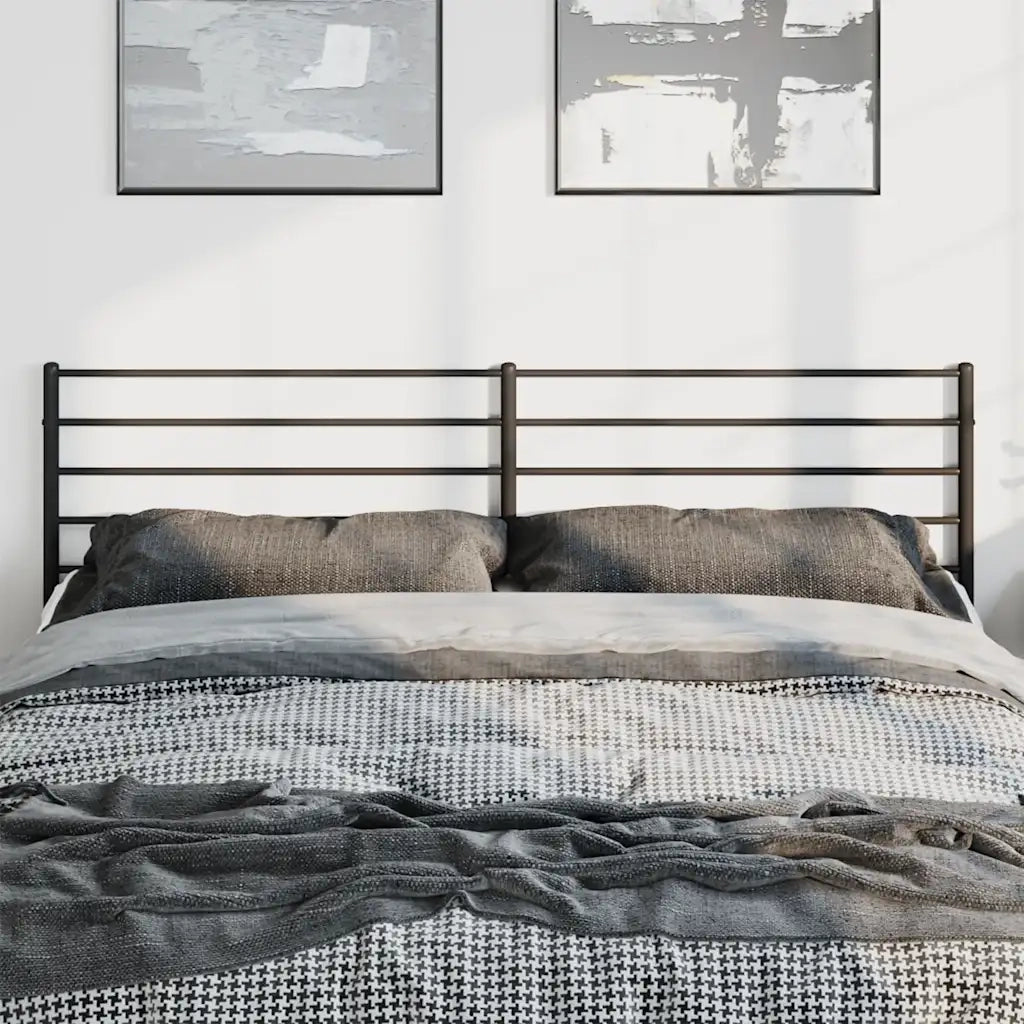 Testiera di Ricambio in Metallo Nero 180 cm 352355