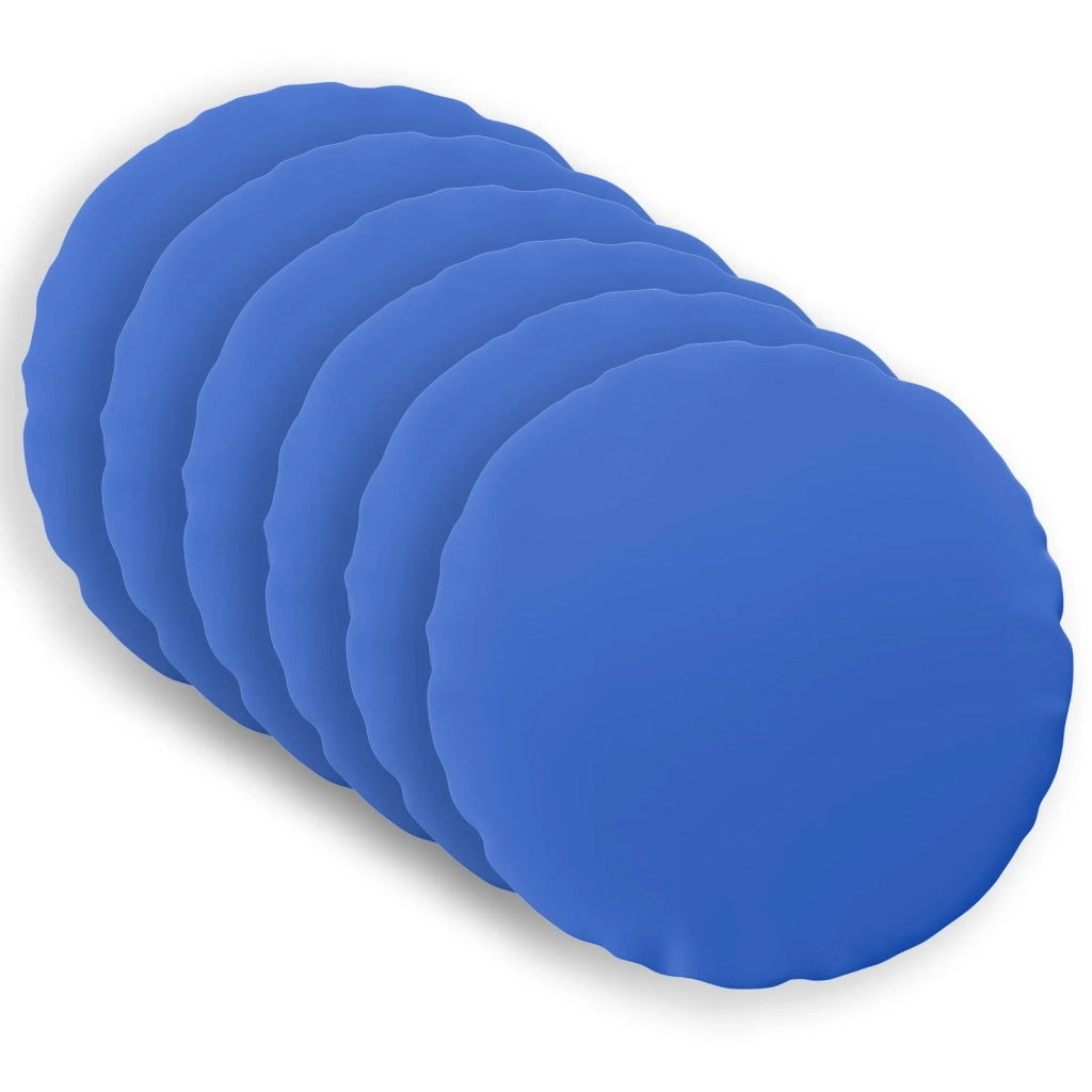 Cuscino con cuscino HEERLEN 6 pz Blu Reale Poliestere 928828