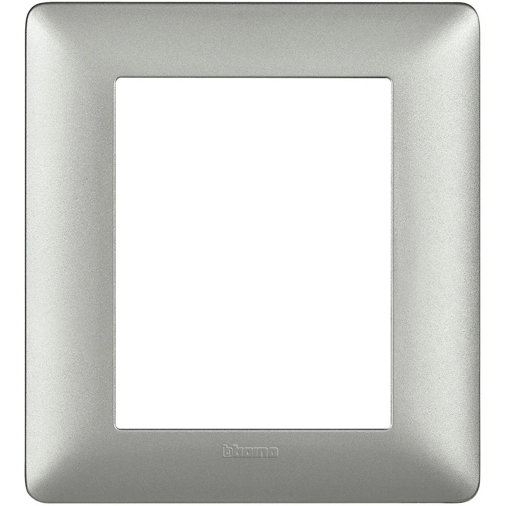 Placca Bticino Matix 3+3 moduli silver AM4826MSL