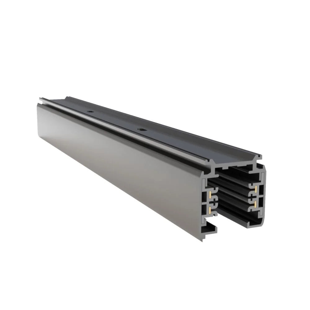 Binario Moderno Busbar Trunkings Trinity Alluminio Nero 1M