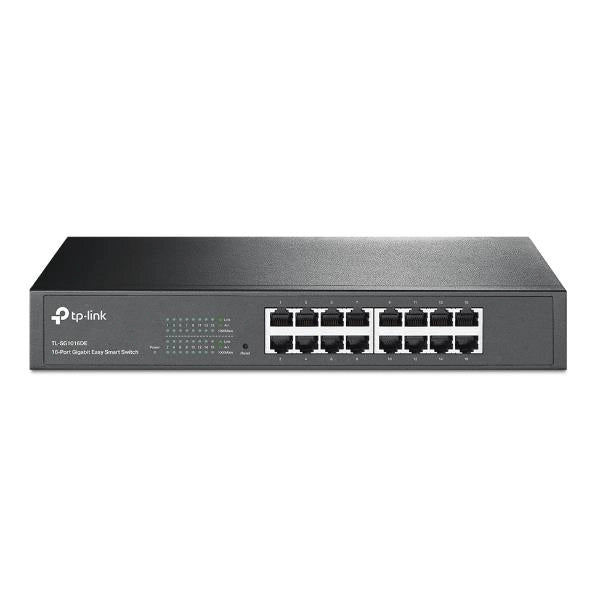 Tp-link tl-sg1016de switch di rete gestito l2 gigabit ethernet (10/100/1000) nero