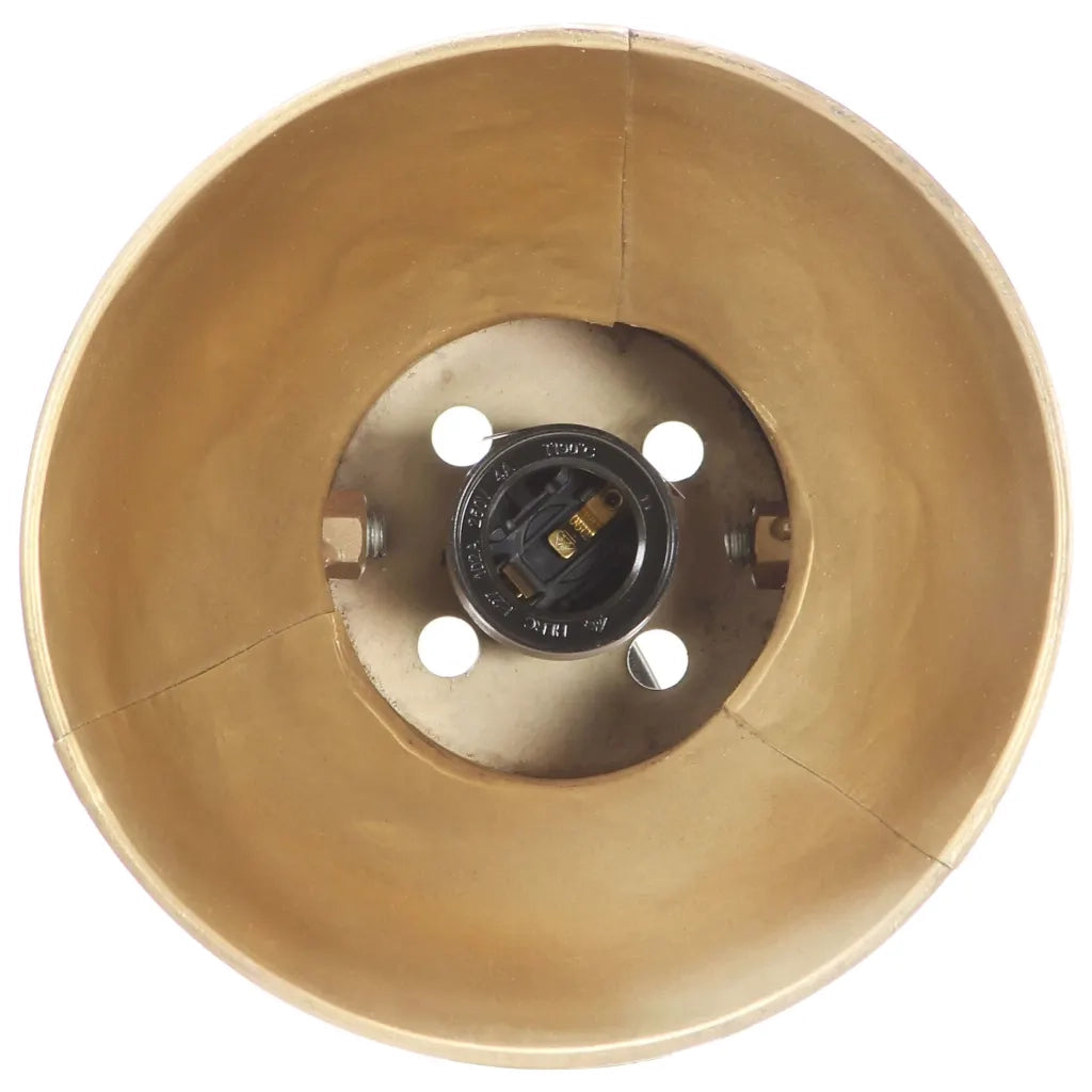 Lampada da Parete Stile Industriale Ottone 65x25 cm E27 CFW3861316