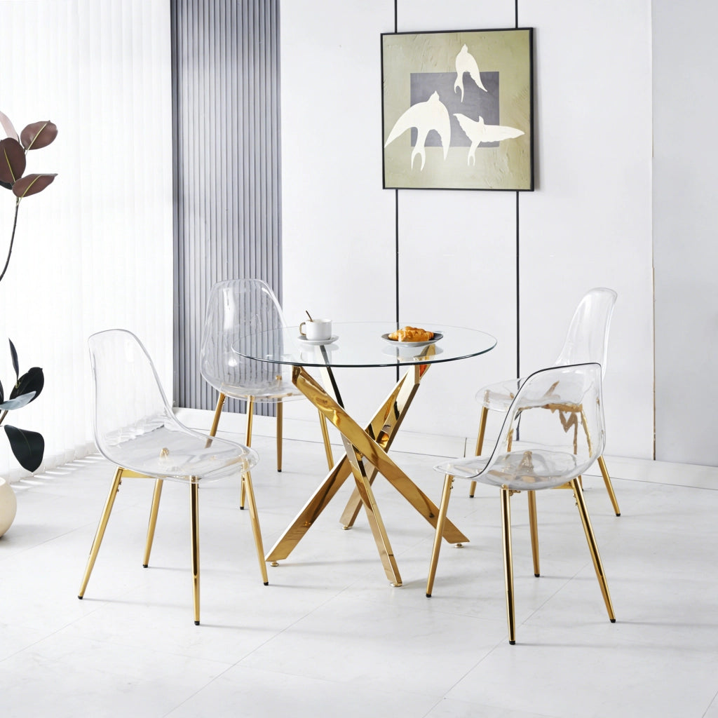 Set Tavolo da Pranzo con 4 Sedie ¨C Xylo ¨C Set 5 Pezzi
