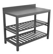 Cheonda - Modulo cucina a ripiani Greenwood antracite 120x60