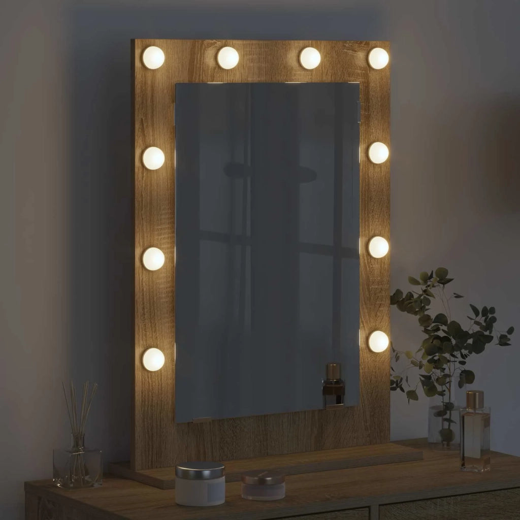 Specchio da Vanit¨¤-Specchio da Trucco Rovere Sonoma 70 x 50 x 18 cm