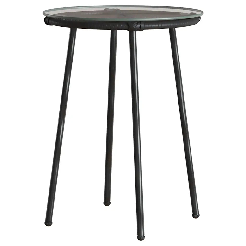 Set da Pranzo per Giardino 3 pcs Marrone e Crema polyrattan 42010353