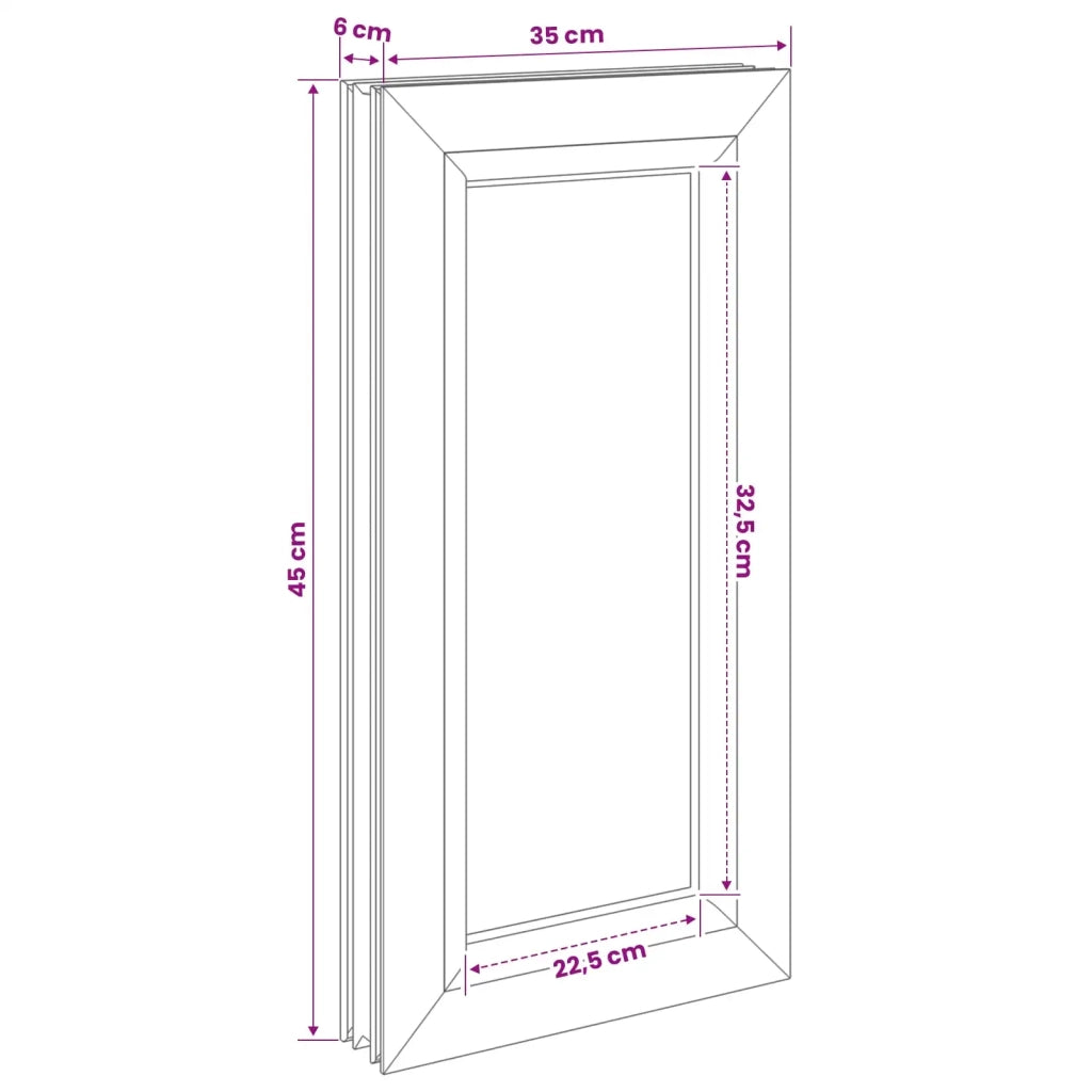 Finestra Cantina RISOR 35 x 45 cm PVC e Vetro 42047971