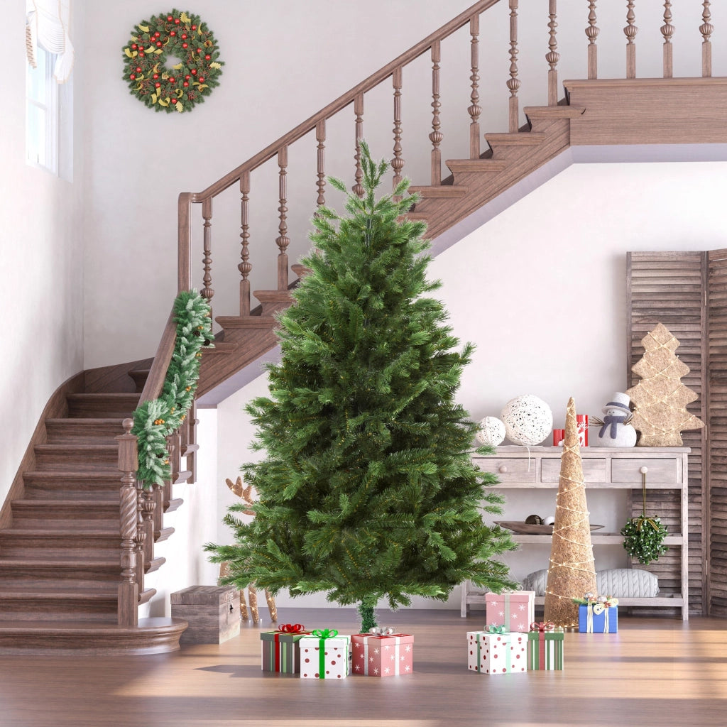 Albero di Natale Artificiale 180 cm 696 Rami  Pino Verde