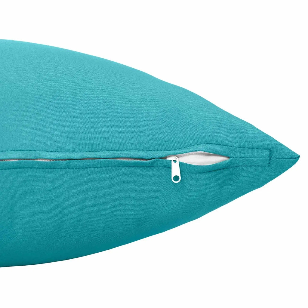Cuscino con cuscino HEERLEN 2 pz Turchese Poliestere 928267
