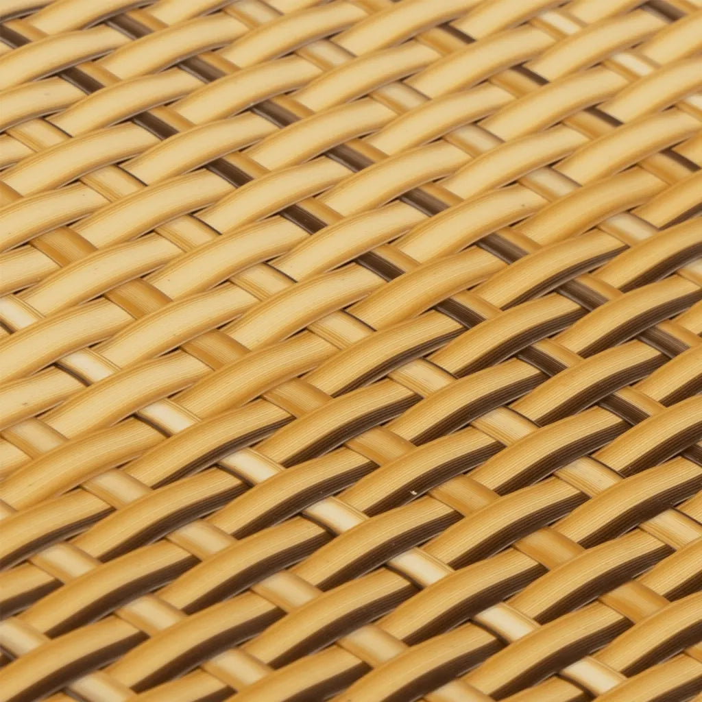 Paravento da Balcone Marrone Chiaro 300x100 cm in Polyrattan 156267