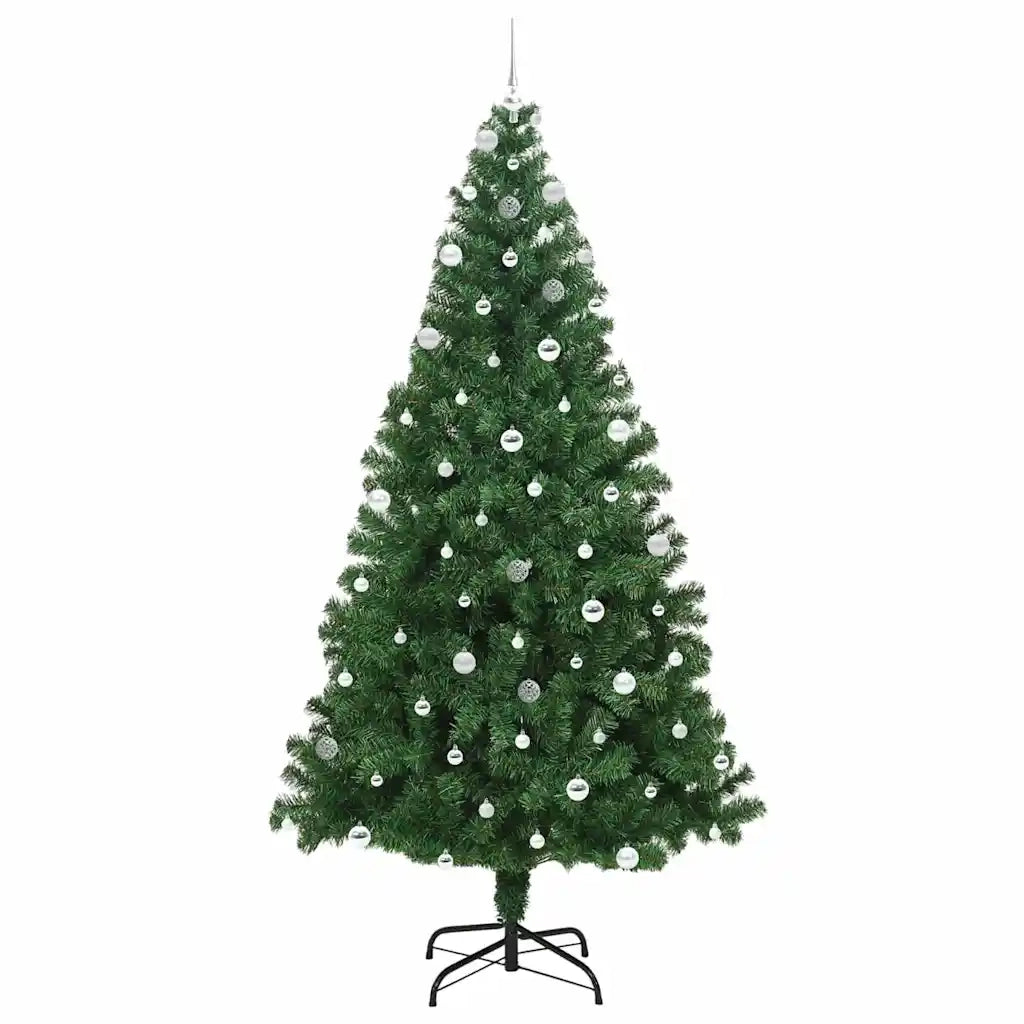 Albero di Natale artificiale con 300 LED Verde 240 cm