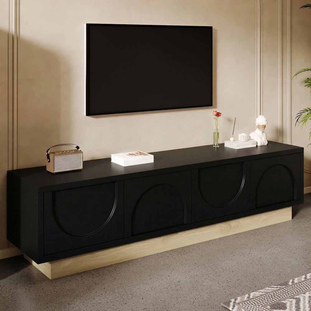 Mobile TV ¨C Xylo ¨C Nero, Legno, 175 cm