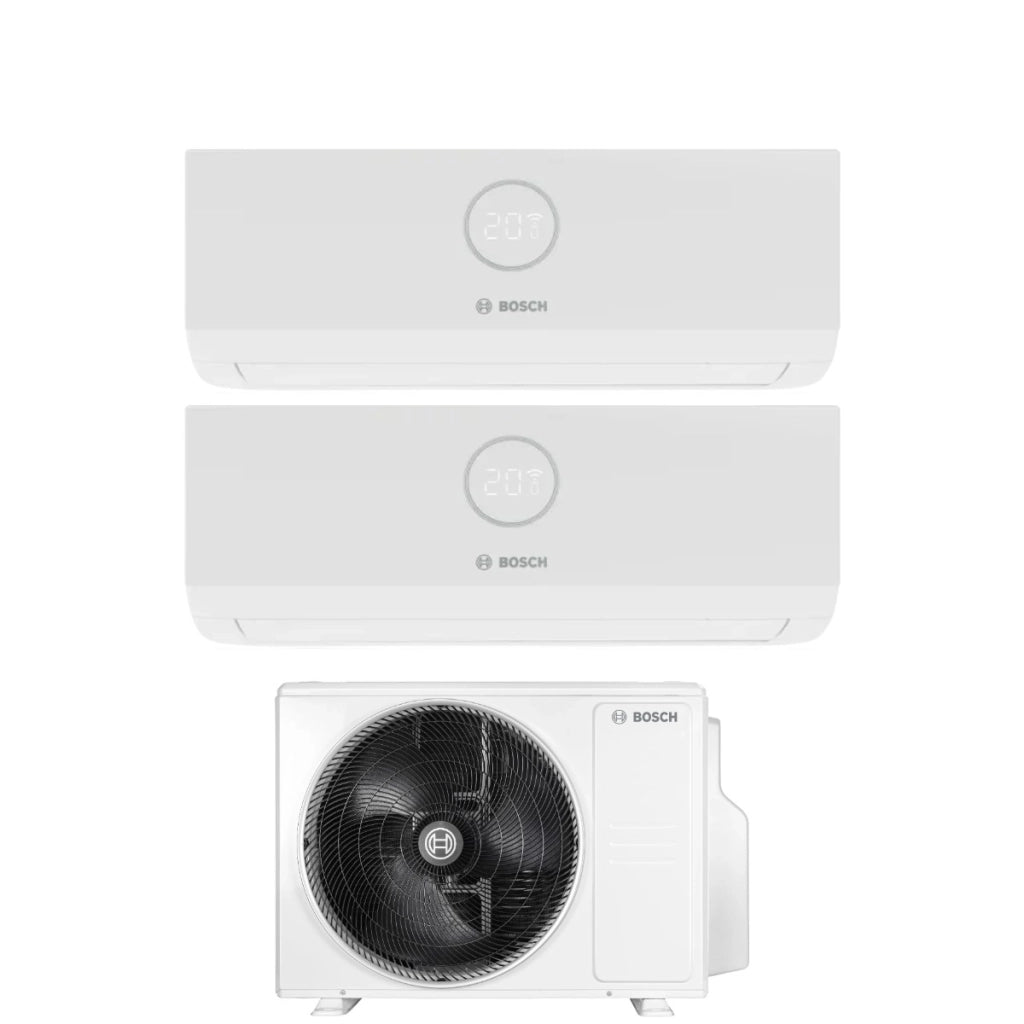 Condizionatore Dual Split Bosch Climate 3000i 12+12 con CL5000M 62/3 E R-32 Wi-Fi Optional
