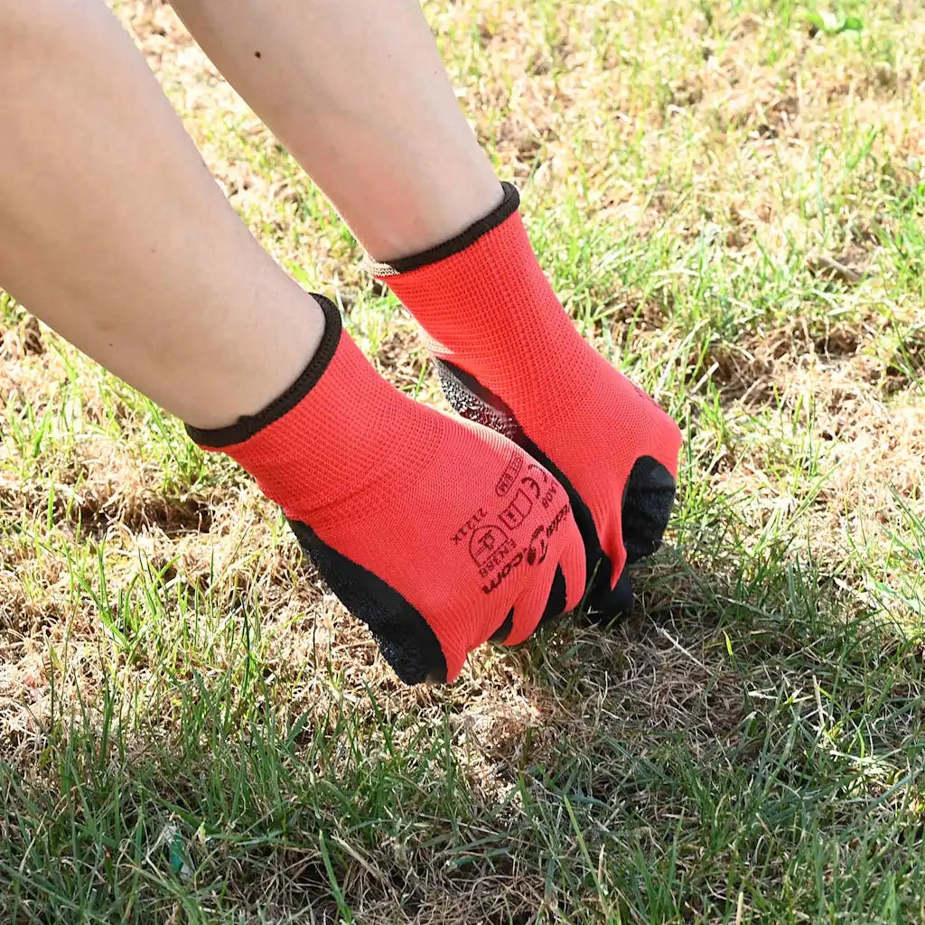 Guanti da Lavoro 24 pz Rosso e Nero 8 / m CFW6547126