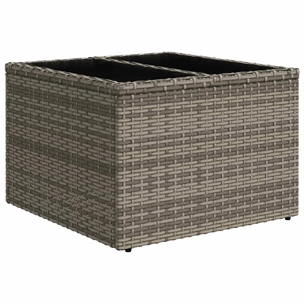 Set Divano da Giardino con cuscino 9 pcs Grigio polyrattan 3355668