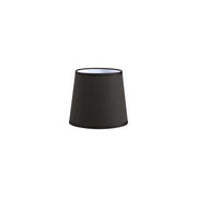 Paralume Cono Set Tessuto Nero D16