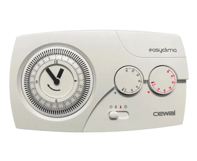 CRONOTERMOSTATO ELETTROMECCANICO A MEMBRANA GIORNALIERO MODELLO EASYCLIMA 24 h   CEWAL SPA
