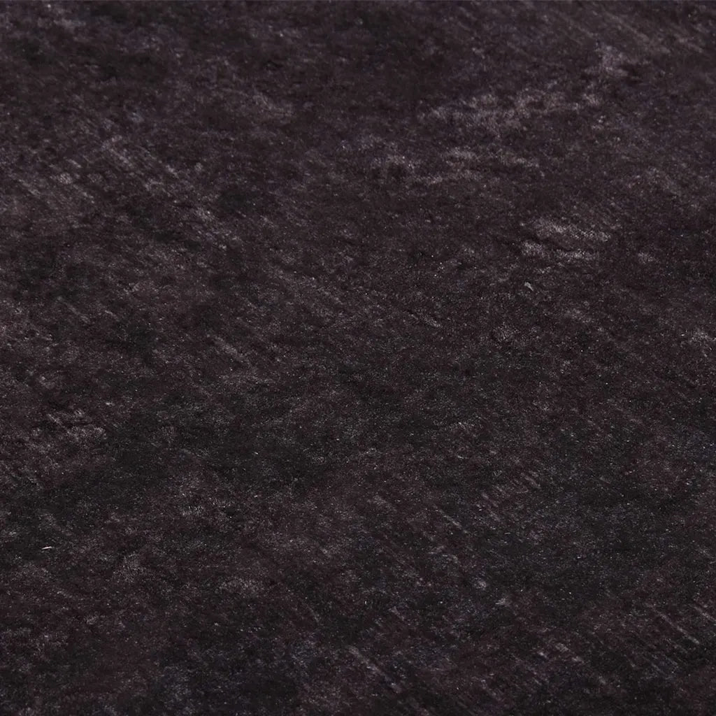 Tappeto Lavabile 160x230 cm Nero e Oro 337931
