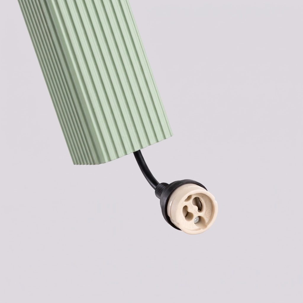 Lampada a sospensione RAYO 1 verde salvia