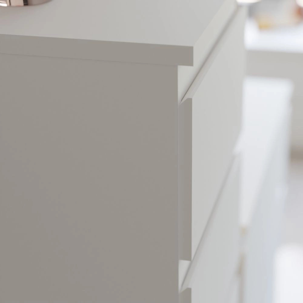 Cassettiera Morgan 3 cassetti bianco – 77.2x42.2x80H