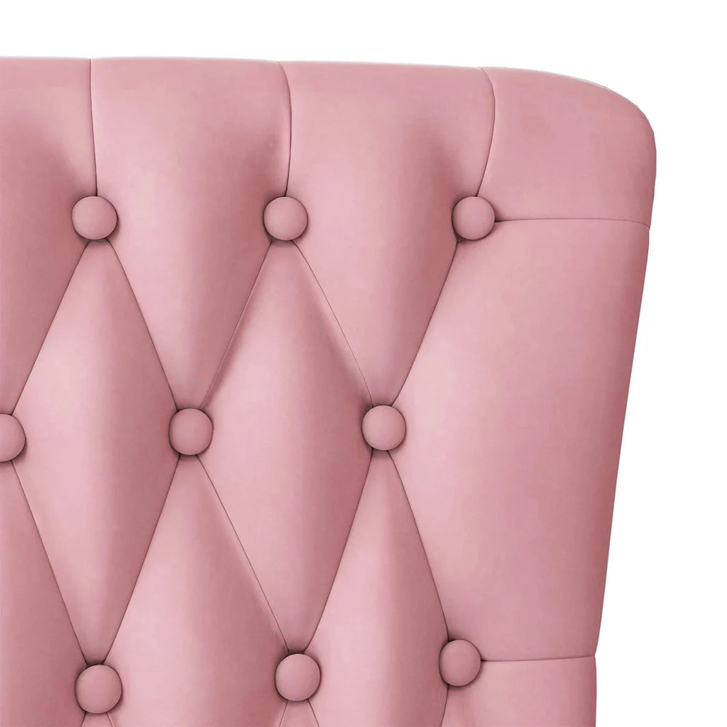 SediaAltaconSchienale Rosa 56,5 x 70 x 110 cm Velluto