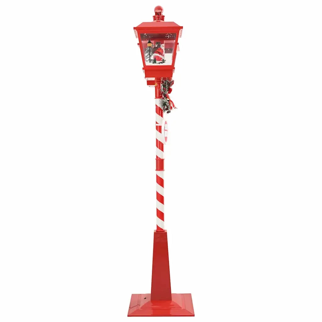 Lampada Stradale di Natale con 2 Lanterns con 18 LED Rosso