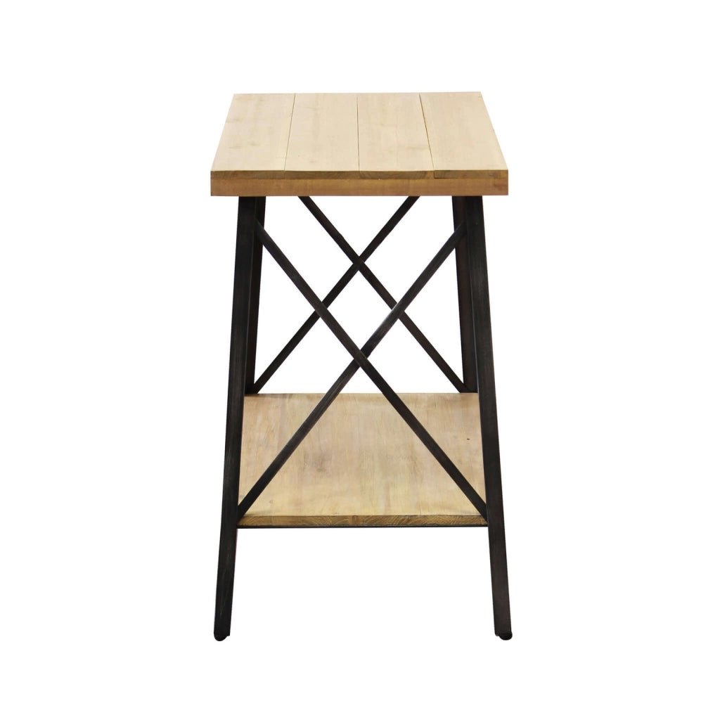Consolle per Ingresso stile Industrial cm 66x66 - ELROY