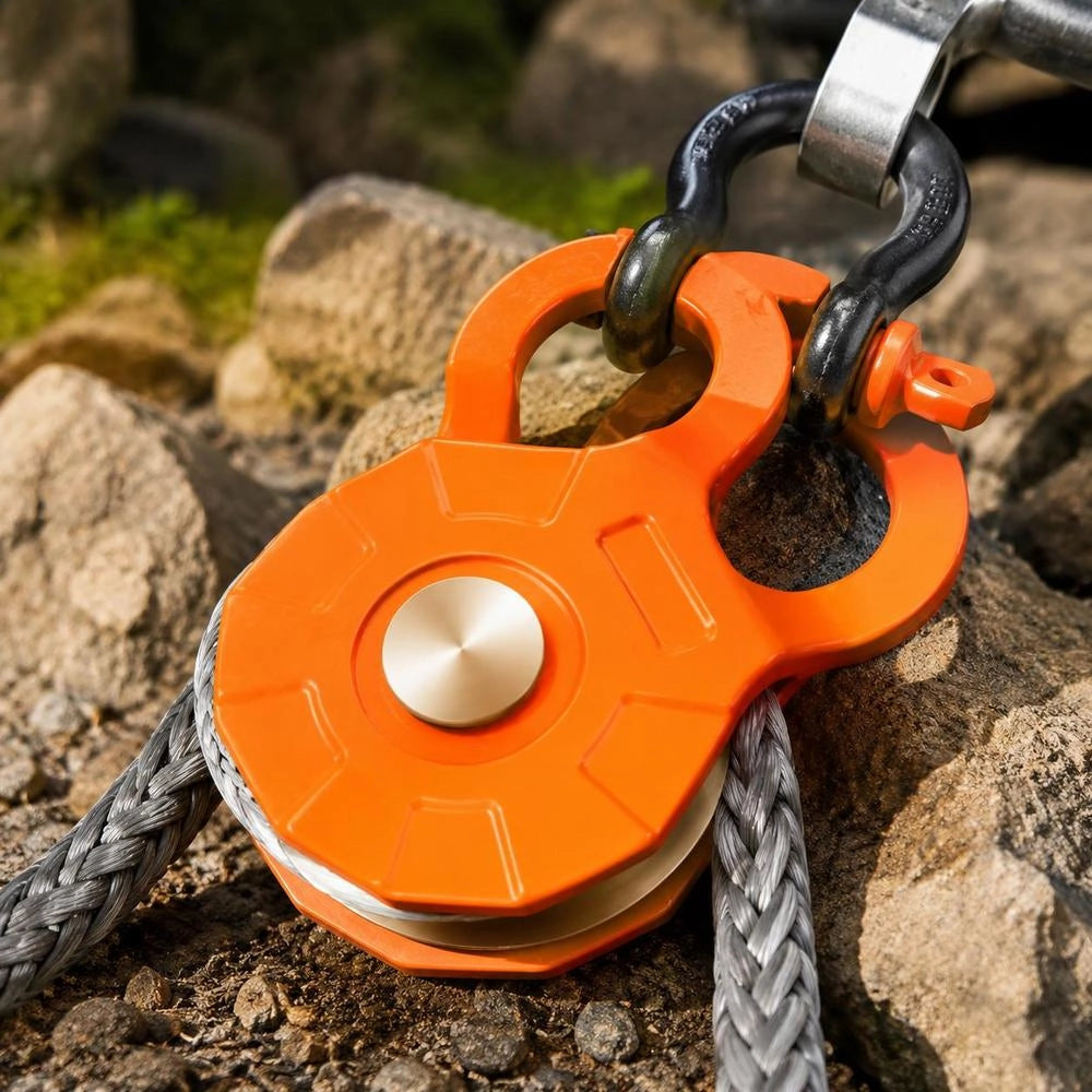 30T Pulley For Winch, Block And Tackle System, Forestry Winch, Lifting Pulley, Rope Pulley, Off-road Recovery Equipment For Towing And Recovery On Trucks, Tractors, Off-road Vehicles & UTVs